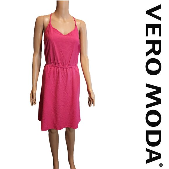 Vero moda Sun Dress NWT Pink XL - Picture 1 of 14